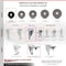 Service Caster 3 Inch Phenolic Swivel 1/2 Inch Threaded Stem Caster with Total Lock Brake SCC SCC-TSTTL20S314-PHR-121315 - alternate 4